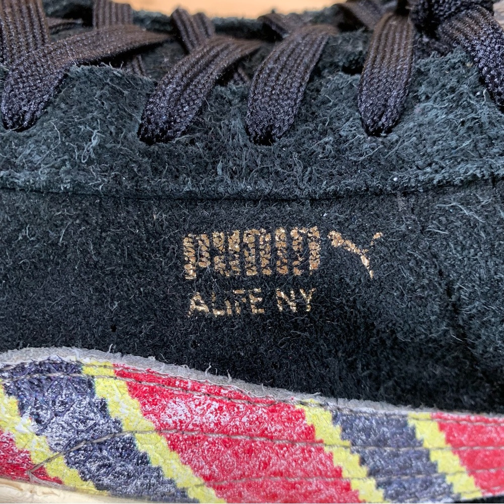 Puma States Mid x Alife Hi Top Sneakers 
# 360134-01
Men’s 9.5 
Black Suede - Picture 3 of 10